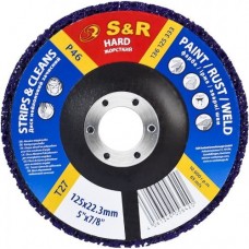 Диск зачистний нейлоновий S&R 125x22.2 P46 фіолетовий V2(136125333)