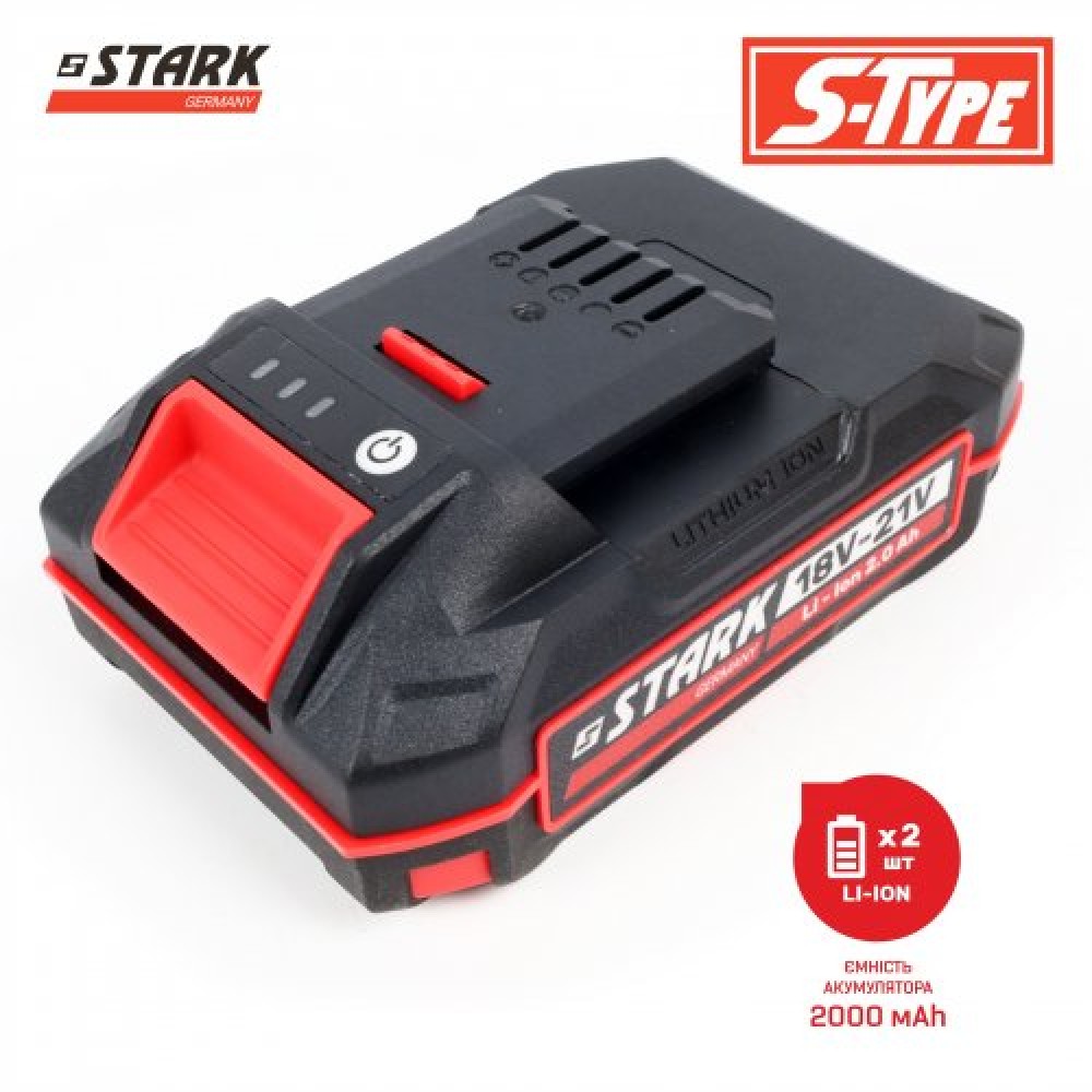 Дриль-шуруповерт ударний Stark CD-20-2 Li-Ion (210020010) Дриль-шуруповерт ударний Stark CD-20-2 Li-Ion (210020010)