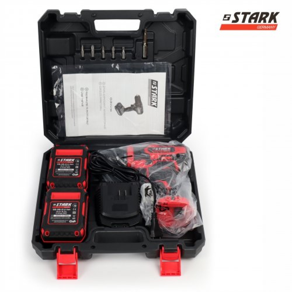 Дриль-шуруповерт ударний Stark CD-20-2 Li-Ion (210020010) Дриль-шуруповерт ударний Stark CD-20-2 Li-Ion (210020010)