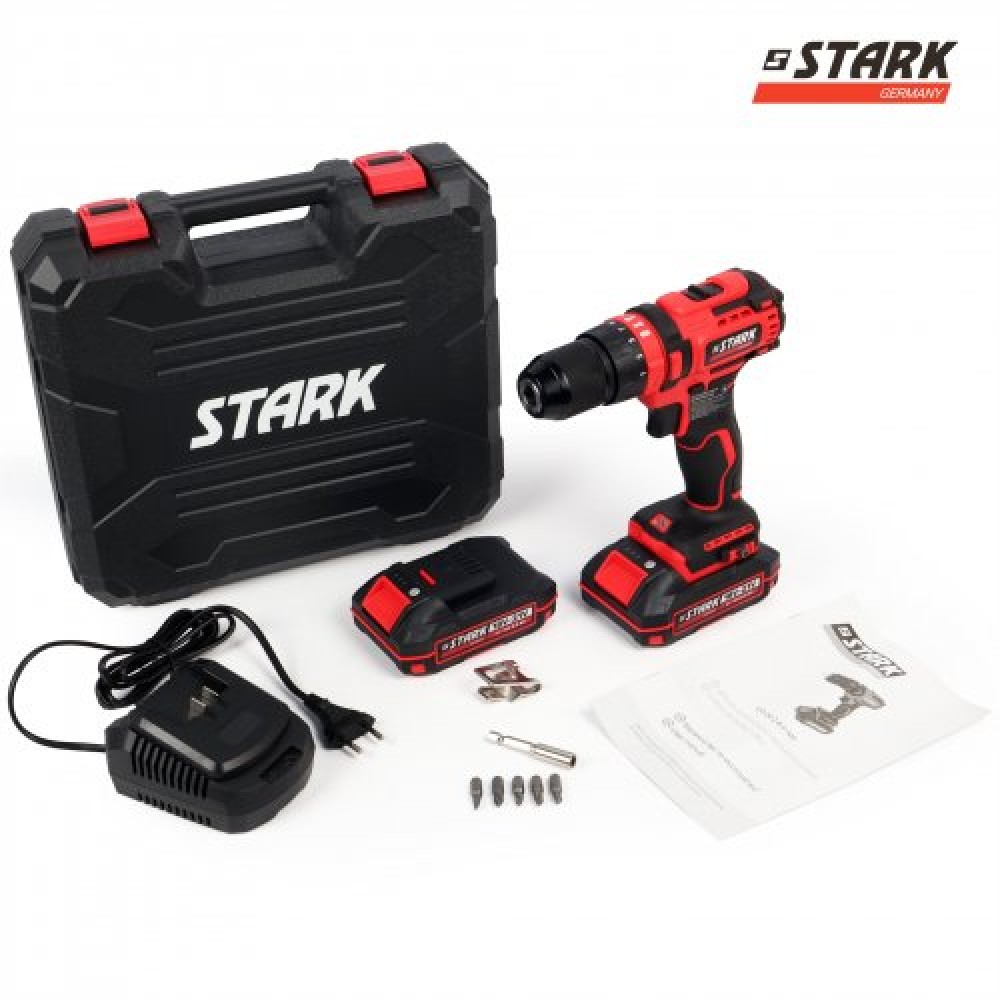 Дриль-шуруповерт акумуляторний Stark CD-20-2 B Li-Ion (210020110) Дриль-шуруповерт акумуляторний Stark CD-20-2 B Li-Ion (210020110)