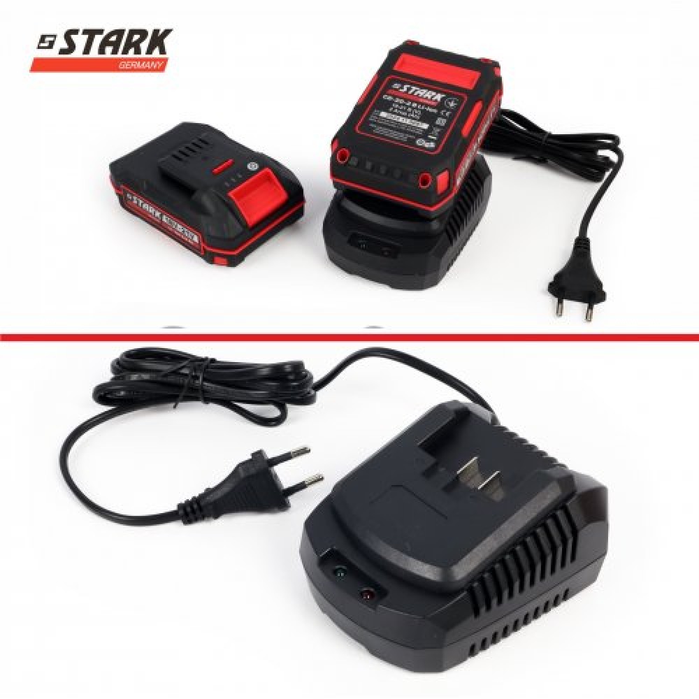 Дриль-шуруповерт акумуляторний Stark CD-20-2 B Li-Ion (210020110) Дриль-шуруповерт акумуляторний Stark CD-20-2 B Li-Ion (210020110)