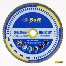 Диск пильний універсальний S&R UniCut Meister FWF 305х30х3,2 мм (245100305)
