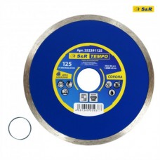 Диск алмазний S&R Tempo 125 x 1.8 x 22.2 CORONA кераміка (252391125)