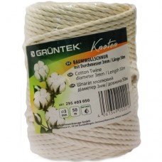 Шпагат бавовняний GRUNTEK 3 мм х 50 м(295403050)