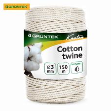 Шпагат коттоновий Gruntek Cotton twine 3 мм150 м 295404100