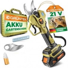 Секатор акумуляторний GRUNTEK Li-Ion 21V 2Ah (295701300)