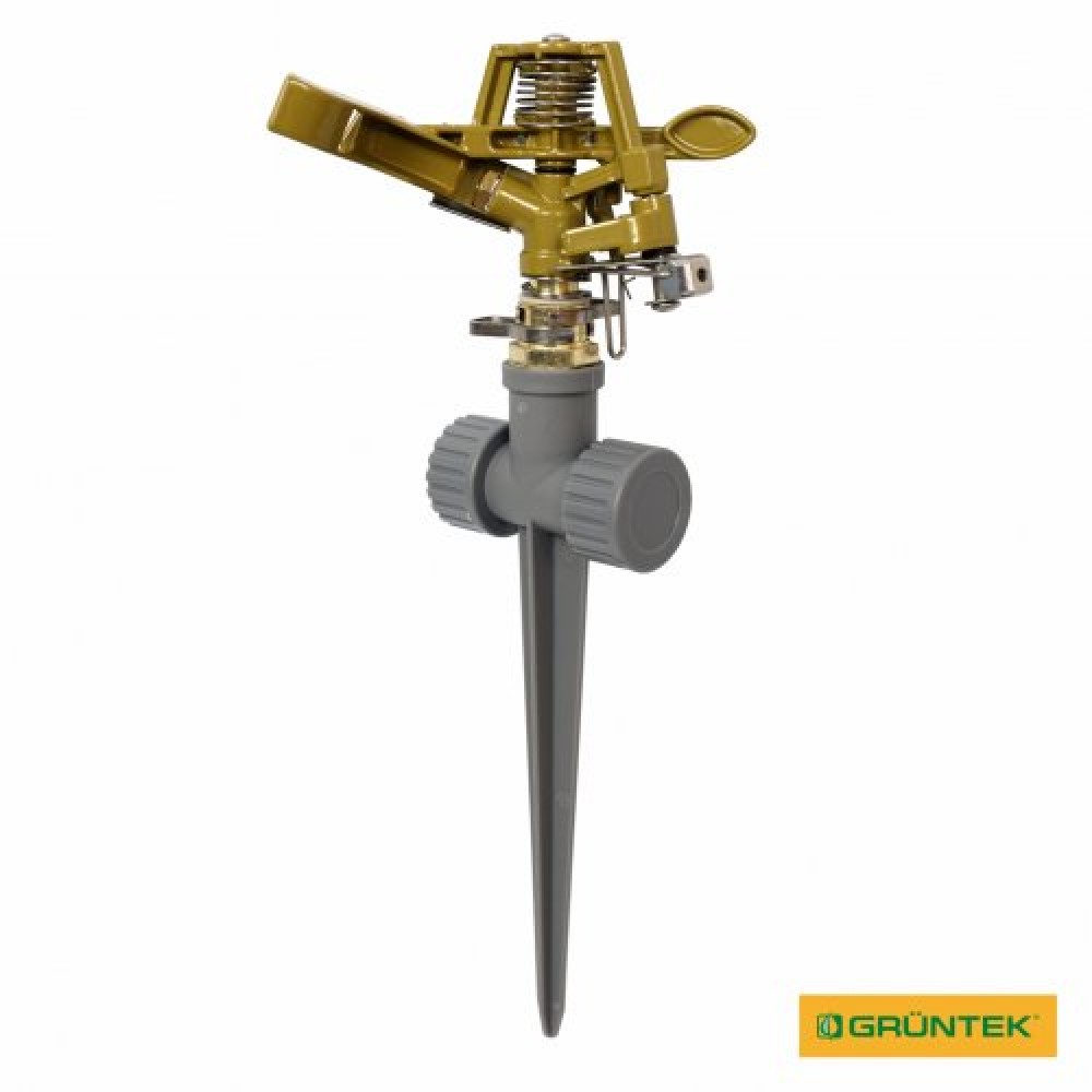 Дощувач імпульсний круговий GRUNTEK 261 м2 цинковий (296691231) Дощувач імпульсний круговий GRUNTEK 261 м2 цинковий (296691231)