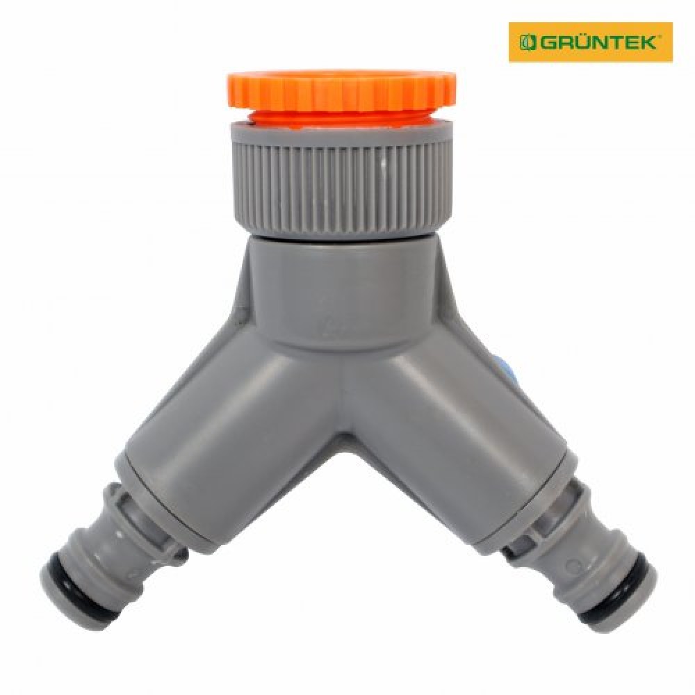 Розподільник води 2-канальний GRUNTEK 3/4", 1" (296693018) Розподільник води 2-канальний GRUNTEK 3/4", 1" (296693018)