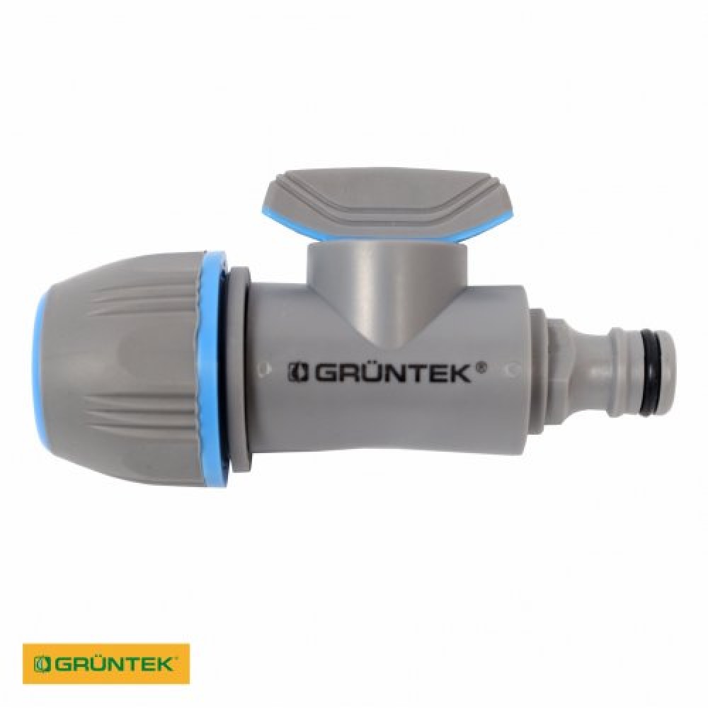 Адаптер із краном для шлангів GRUNTEK універсальний 1/2"-5/8"-3/4" (296693072) Адаптер із краном для шлангів GRUNTEK універсальний 1/2"-5/8"-3/4" (296693072)