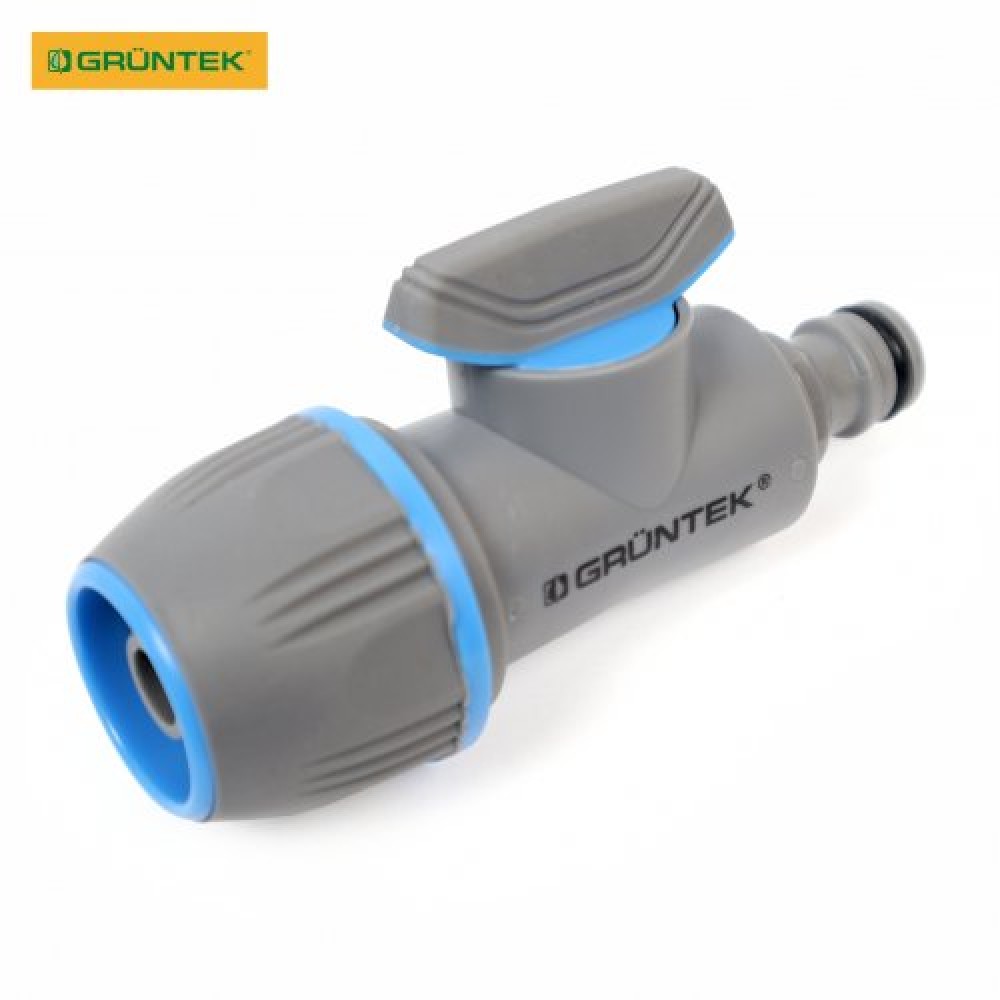 Адаптер із краном для шлангів GRUNTEK універсальний 1/2"-5/8"-3/4" (296693072) Адаптер із краном для шлангів GRUNTEK універсальний 1/2"-5/8"-3/4" (296693072)