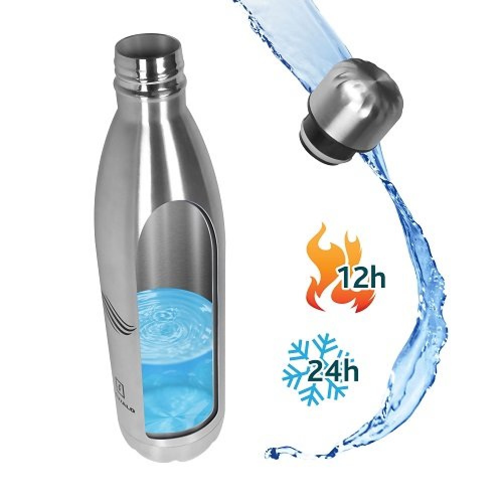 Термопляшка Tavialo 500 мл сріблястий колір(191500109) Термопляшка Tavialo 500 мл сріблястий колір(191500109)