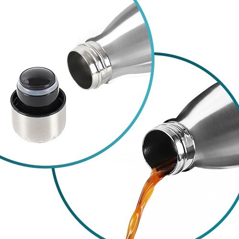 Термопляшка Tavialo 500 мл сріблястий колір(191500109) Термопляшка Tavialo 500 мл сріблястий колір(191500109)