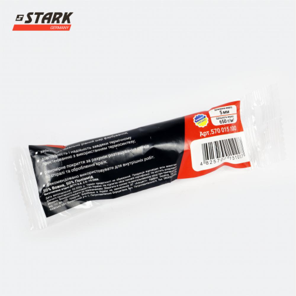 Валик STARK Велюр 6х15х100мм (570015100) Валик STARK Велюр 6х15х100мм (570015100)