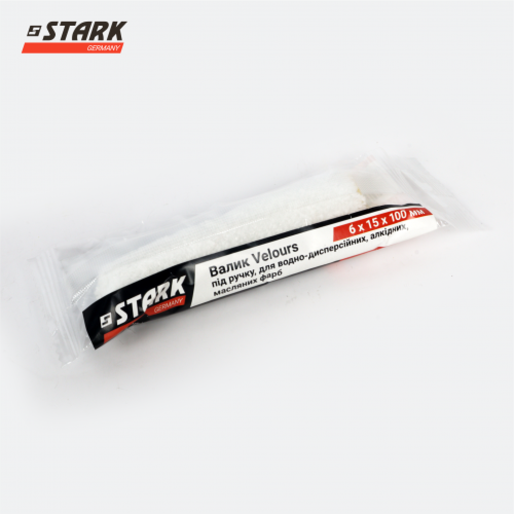 Валик STARK Велюр 6х15х100мм (570015100) Валик STARK Велюр 6х15х100мм (570015100)