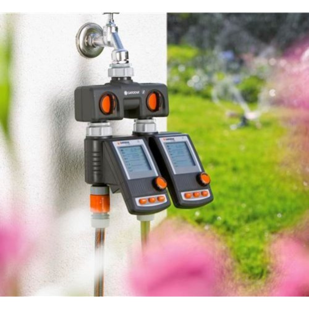 Розподільник 2-х канальний безшумний Gardena 08193-20.000.00 Розподільник 2-х канальний безшумний Gardena 08193-20.000.00