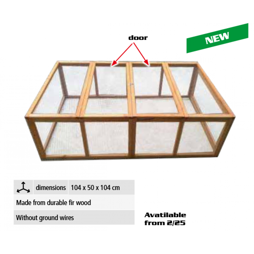 Дворівнева клітка для кролів HECHT CLAUDIE Дворівнева клітка для кролів HECHT CLAUDIE