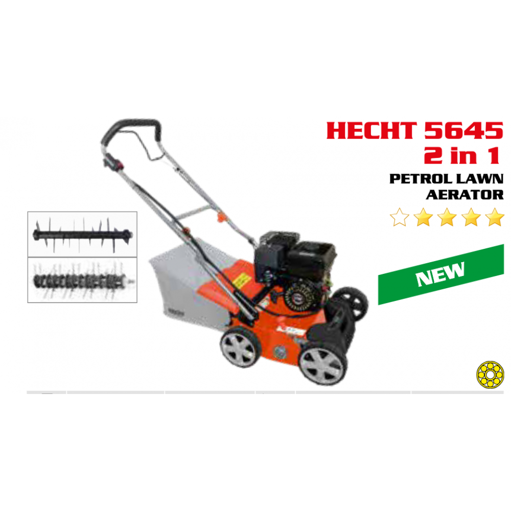 Аератор бензиновий HECHT 5645 2-IN-1 з двома змінними валами Аератор бензиновий HECHT 5645 2-IN-1 з двома змінними валами