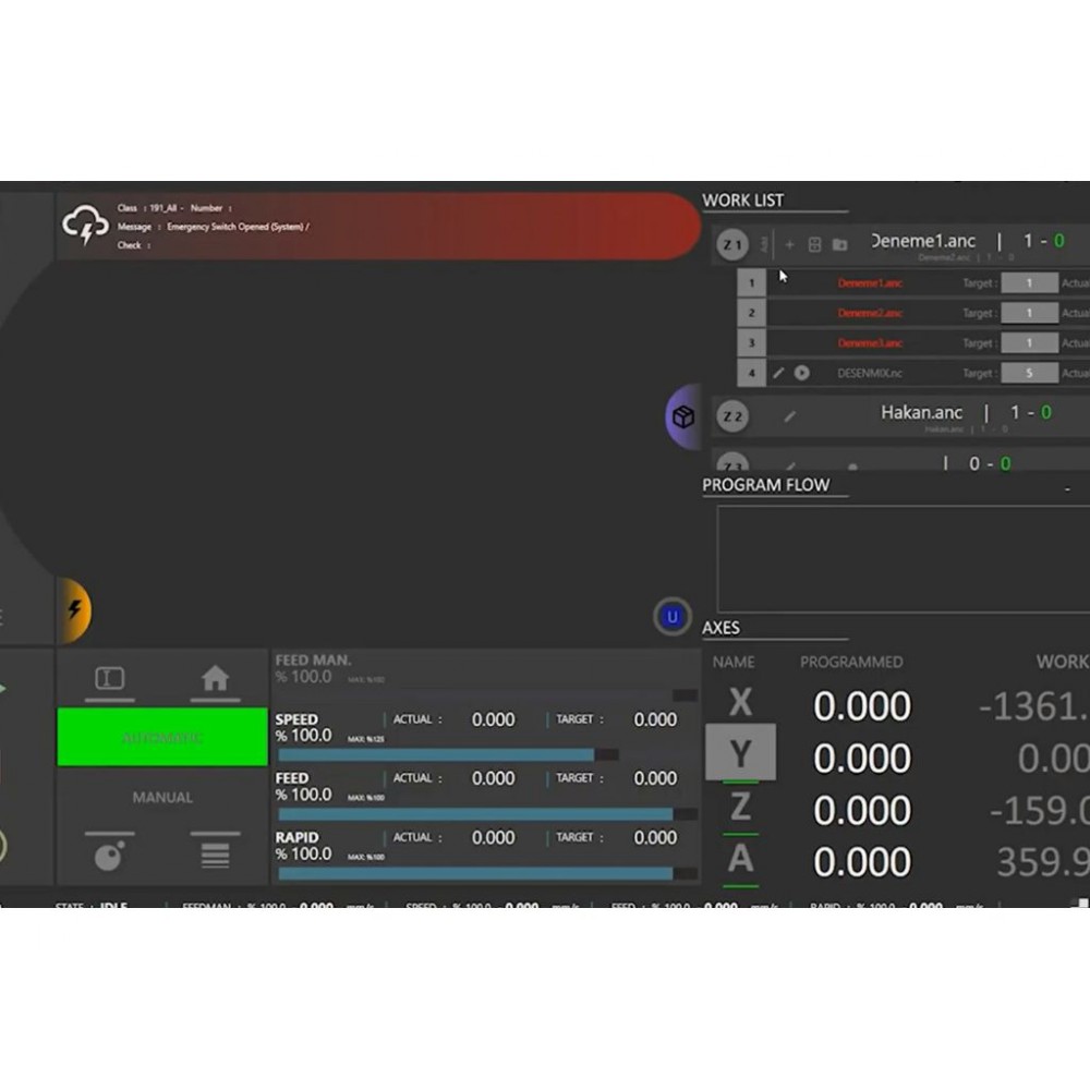 5-ти осьовий обробний центр з ЧПУ AES VEGA 5X 1632 5-ти осьовий обробний центр з ЧПУ AES VEGA 5X 1632