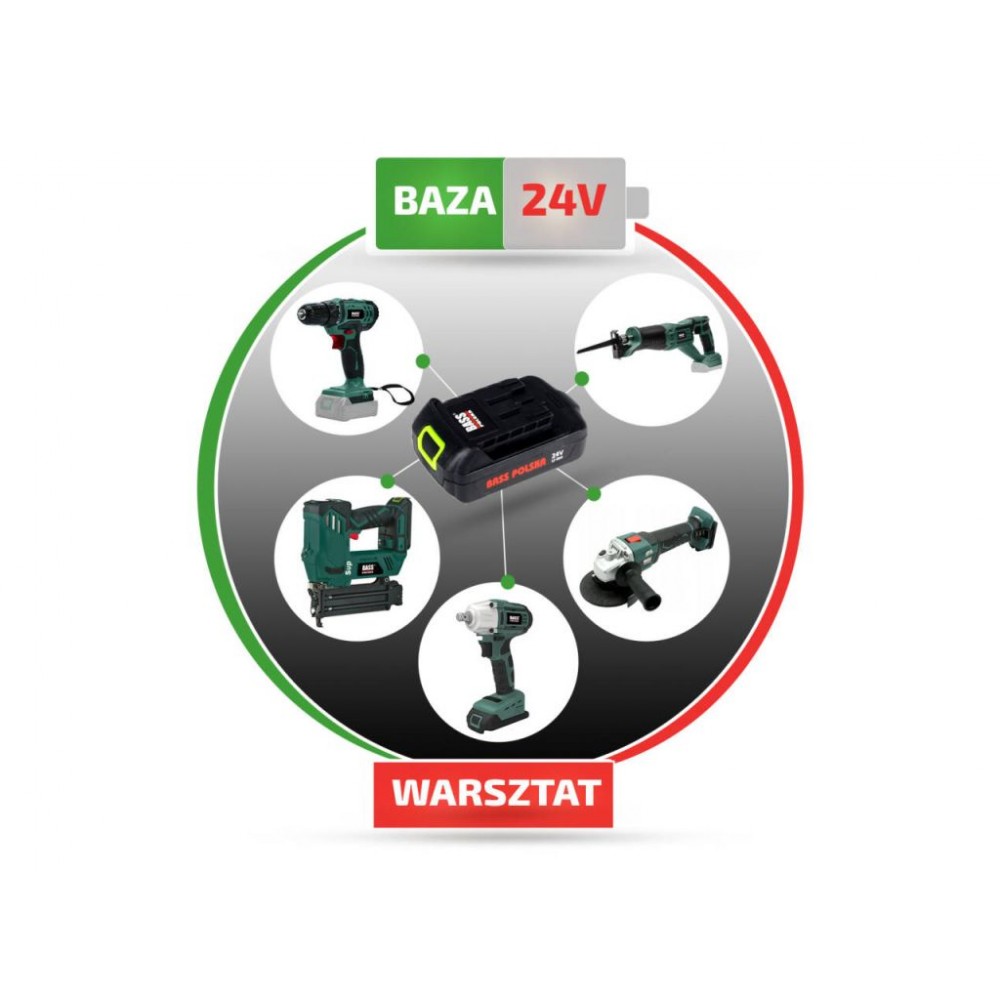Акумуляторний ударний гайковерт Bass Polska BP-5327 Акумуляторний ударний гайковерт Bass Polska BP-5327