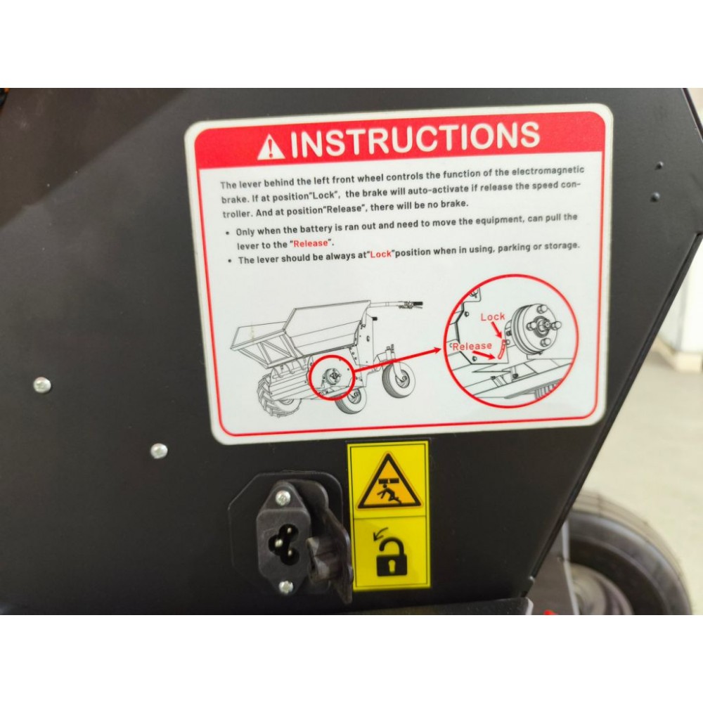 Акумуляторний міні-самоскид MAST Bautechnik MT-ED500 Акумуляторний міні-самоскид MAST Bautechnik MT-ED500