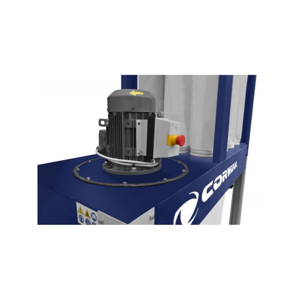Аспірація CORMAK DCV4500 Eco для видалення деревної пилу і стружки Аспірація CORMAK DCV4500 Eco для видалення деревної пилу і стружки