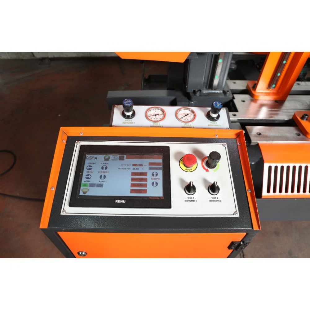 Автоматична двоколонна стрічкова пилка DISPA MAKINA D-SP 350 Автоматична двоколонна стрічкова пилка DISPA MAKINA D-SP 350