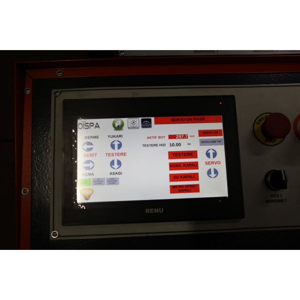 Автоматична двоколонна стрічкова пилка DISPA MAKINA D-SP 350 Автоматична двоколонна стрічкова пилка DISPA MAKINA D-SP 350