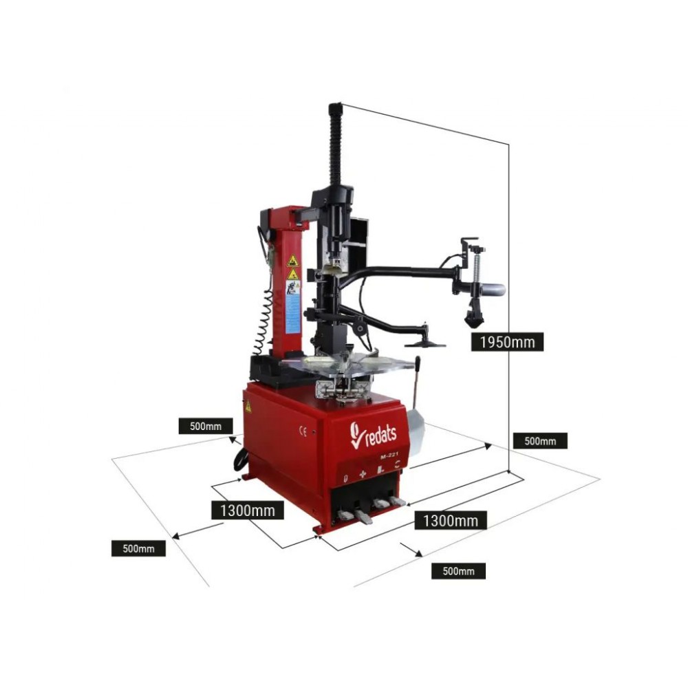 Автоматичний шиномонтажний верстат з навісним обладнанням REDATS M-221 3D-1 Автоматичний шиномонтажний верстат з навісним обладнанням REDATS M-221 3D-1