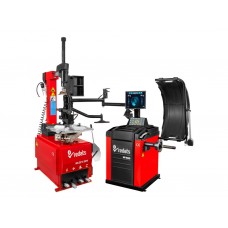 Балансувальний верстат REDATS W-680 і шиномонтажний верстат M-221 і допоміжний кронштейн 3D-1