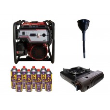 Бензиновий генератор EF Power YH3600-IV + газова плитка Orcamp CK-505 + 4 газових картриджа 400 мл