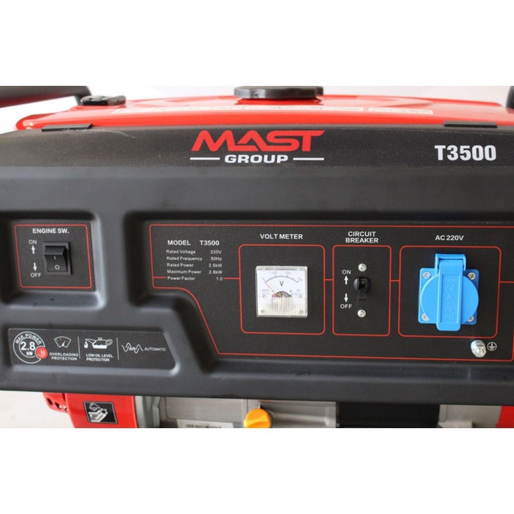 Бензиновий генератор MAST GROUP Т3500 + газова плитка Orcamp CK-505 + 4 газових картриджа 400 мл Бензиновий генератор MAST GROUP Т3500 + газова плитка Orcamp CK-505 + 4 газових картриджа 400 мл