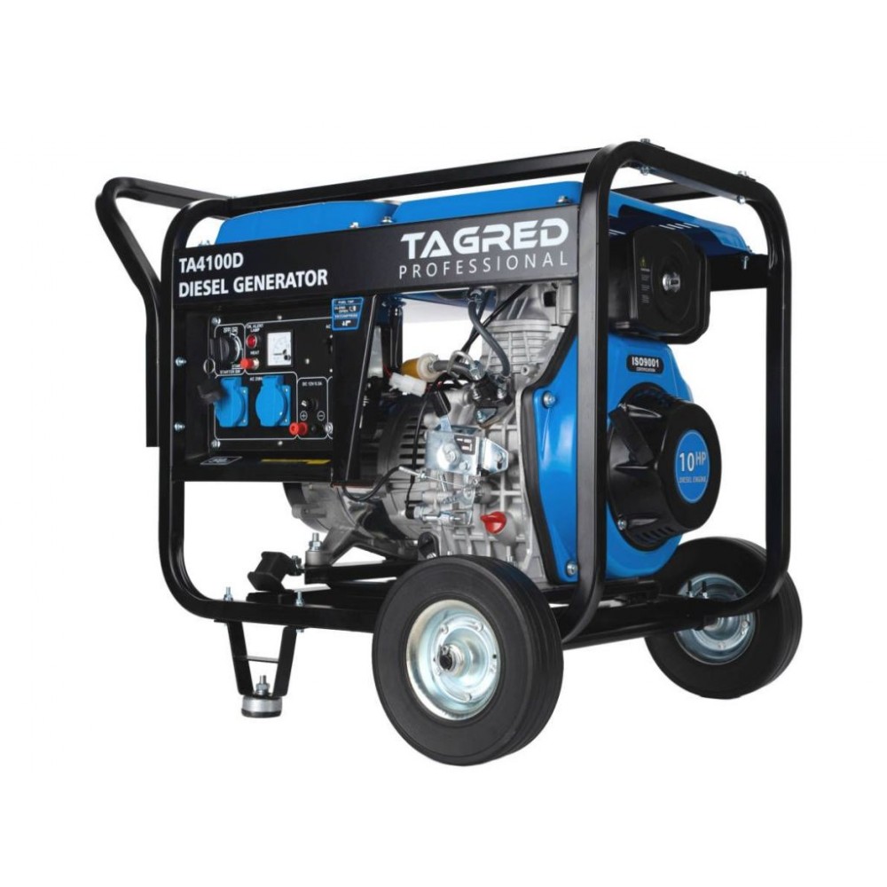 Дизельний генератор TAGRED TA4100D + газова плитка Orcamp CK-505 + 4 газових картриджа 400 мл