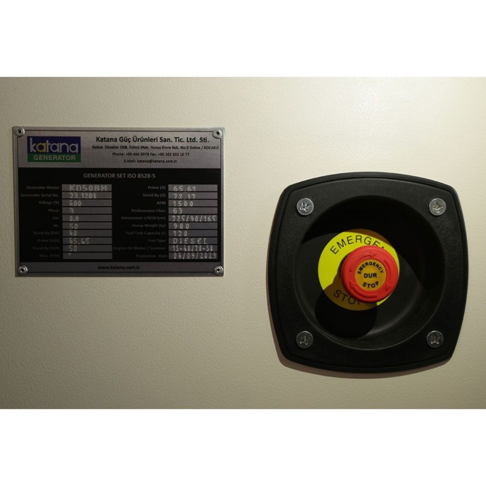 Дизельний генератор KATANA KD 50 KVA Дизельний генератор KATANA KD 50 KVA