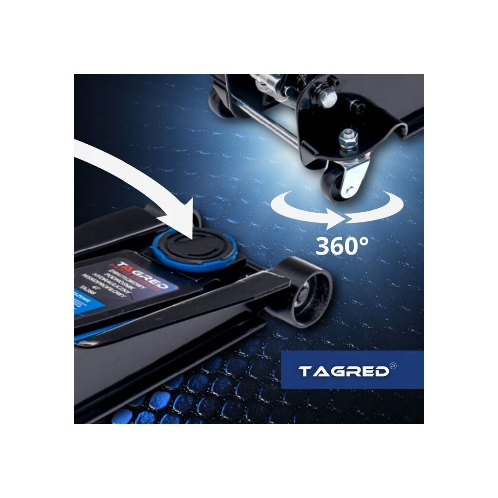 Двопоршневий низькопрофільний домкрат TAGRED TA288 Двопоршневий низькопрофільний домкрат TAGRED TA288