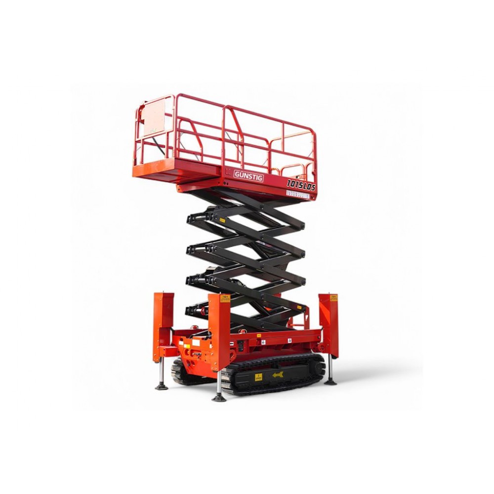 Електричний гусеничний ножичний підйомник Günstig C1215 Електричний гусеничний ножичний підйомник Günstig C1215