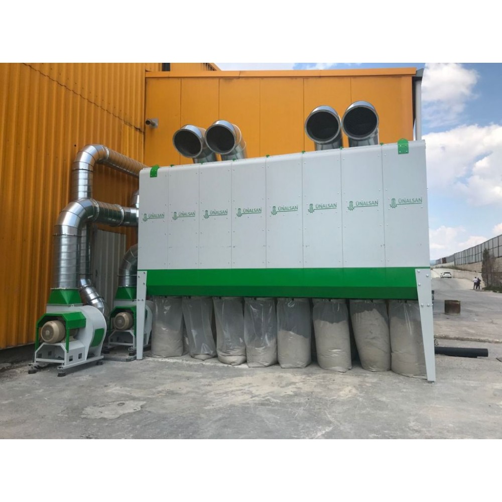 Промислова аспірація Unalsan UNS M559, 30 000 м³/год Промислова аспірація Unalsan UNS M559, 30 000 м³/год