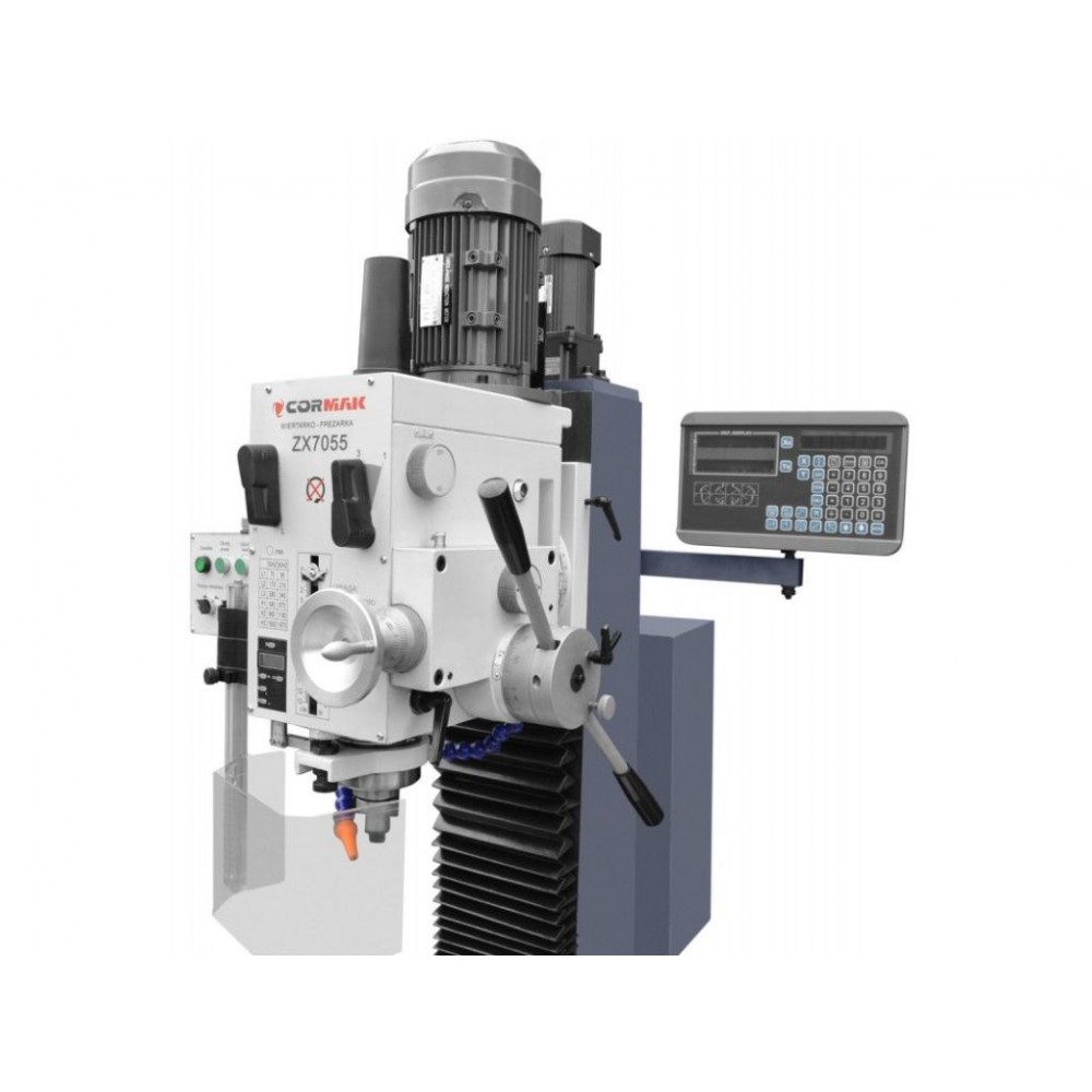 Фрезерно-свердлильний верстат CORMAK ZX 7055 DRO Фрезерно-свердлильний верстат CORMAK ZX 7055 DRO