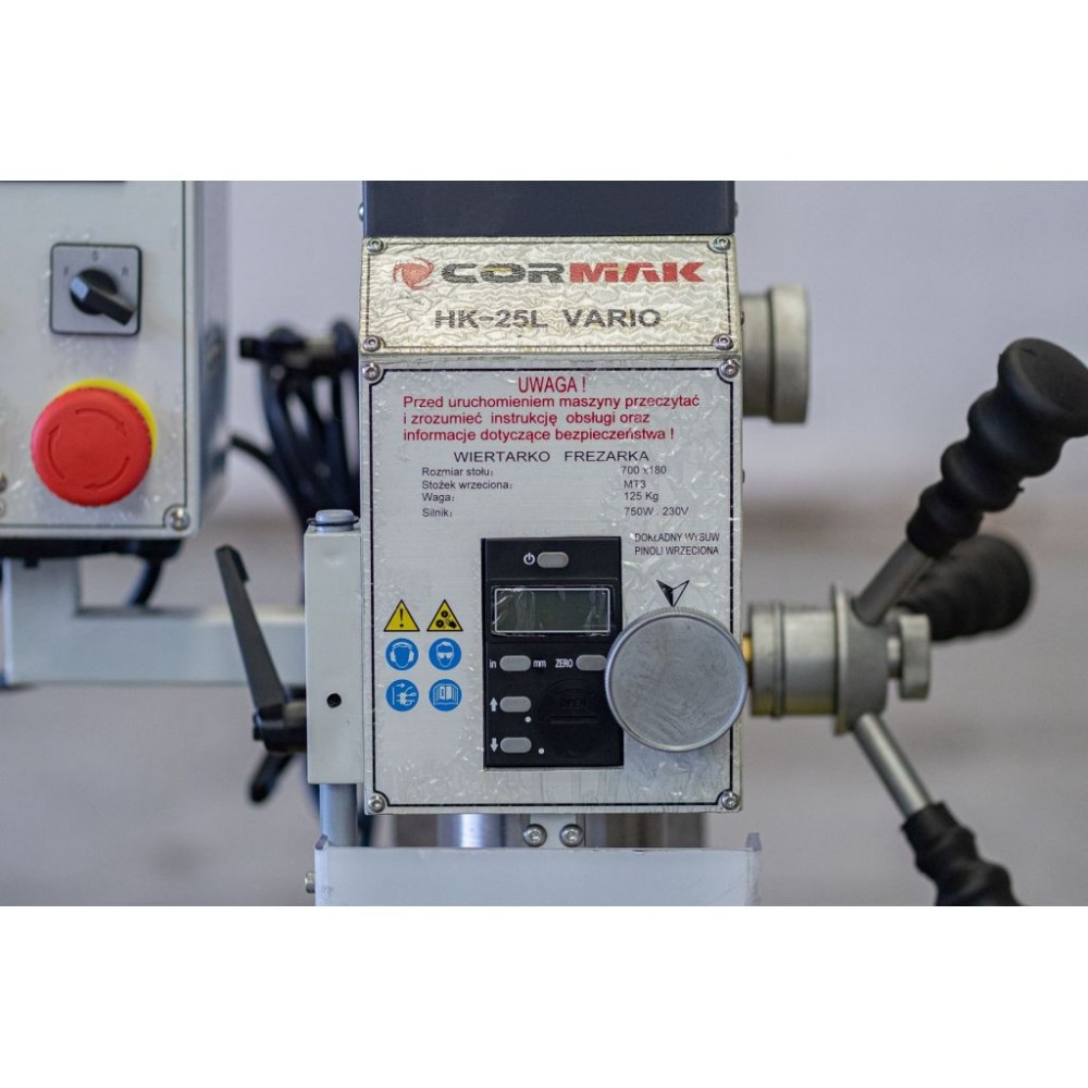 Фрезерний верстат CORMAK HK-25L Vario Фрезерний верстат CORMAK HK-25L Vario