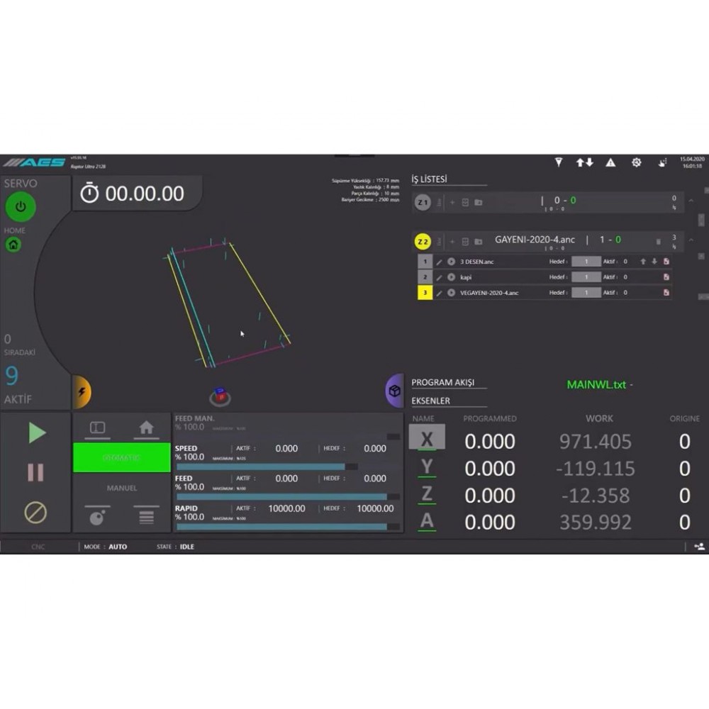 Фрезерний верстат з ЧПУ AES RAPTOR ULTRA 2142 Фрезерний верстат з ЧПУ AES RAPTOR ULTRA 2142