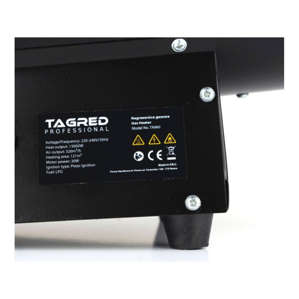 Газовий обігрівач TAGRED TA960
