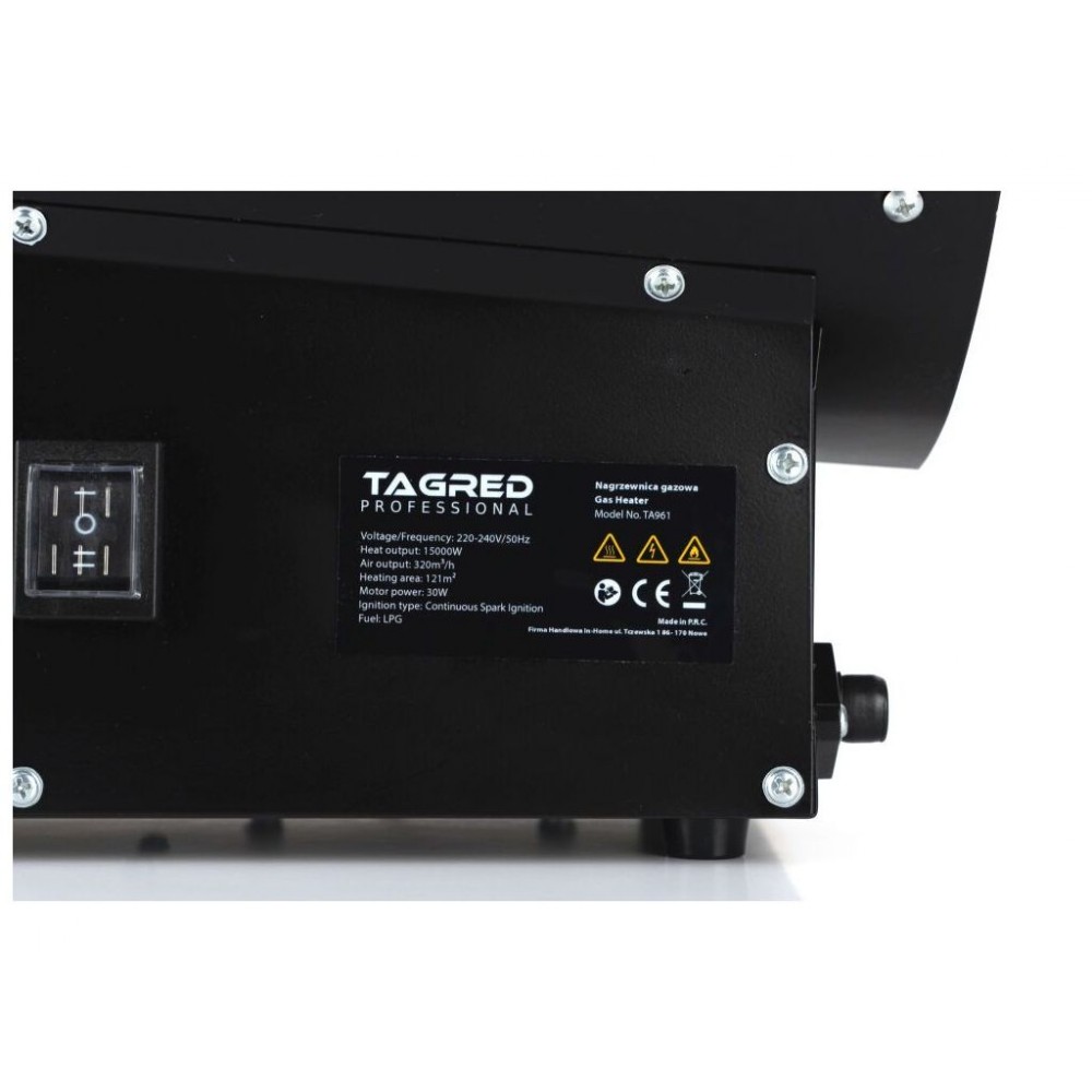 Газовий обігрівач TAGRED TA961