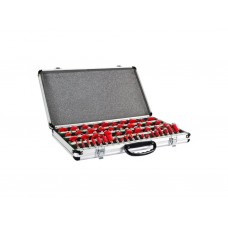 Комплект кінцевих фрез 50 шт. в алюмінієвому валізі Holzmann OFS 50