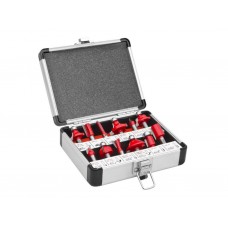 Комплект верхніх фрез 12 шт. в алюмінієвому валізі Holzmann OFS 12