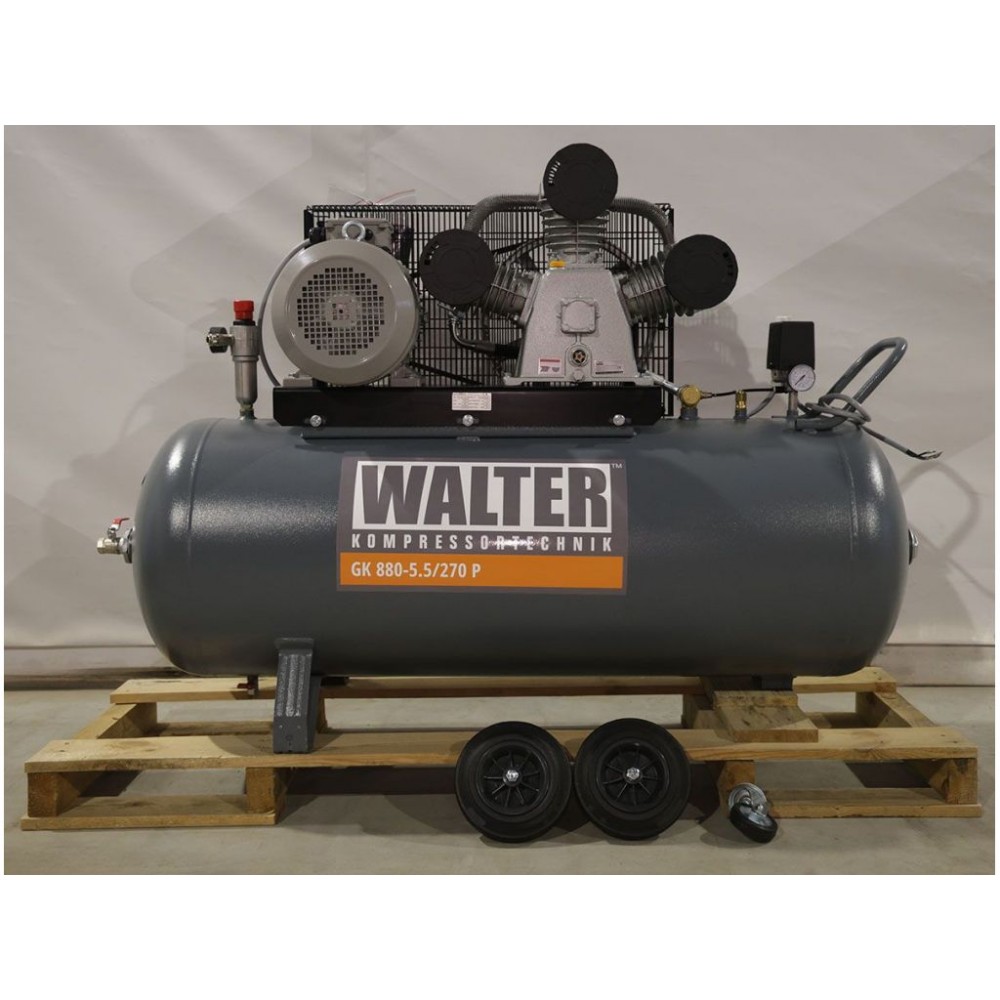 Компресор поршневий WALTER GK 880-5,5/270 P Компресор поршневий WALTER GK 880-5,5/270 P