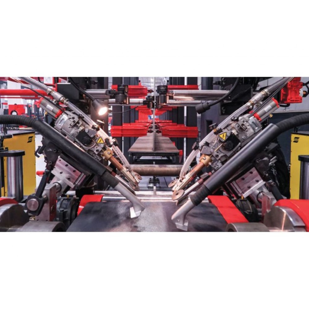 Лінія зварювання двотаврової балки 12м Akyapak HBW 2000x1000 Лінія зварювання двотаврової балки 12м Akyapak HBW 2000x1000