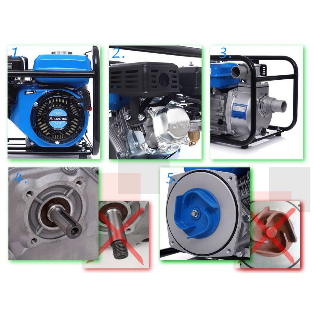 Мотопомпа TAGRED TA551