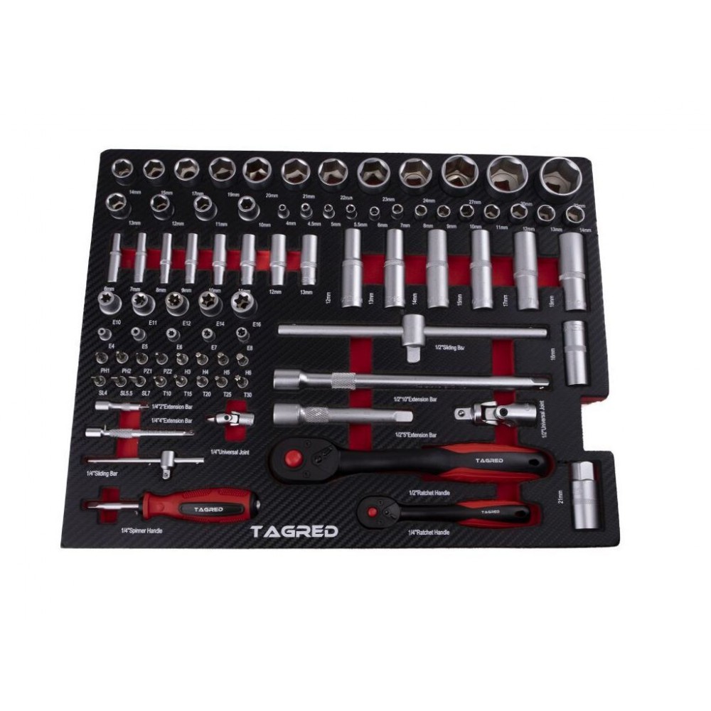 Набір інструментів TAGRED TA218, 188 ел