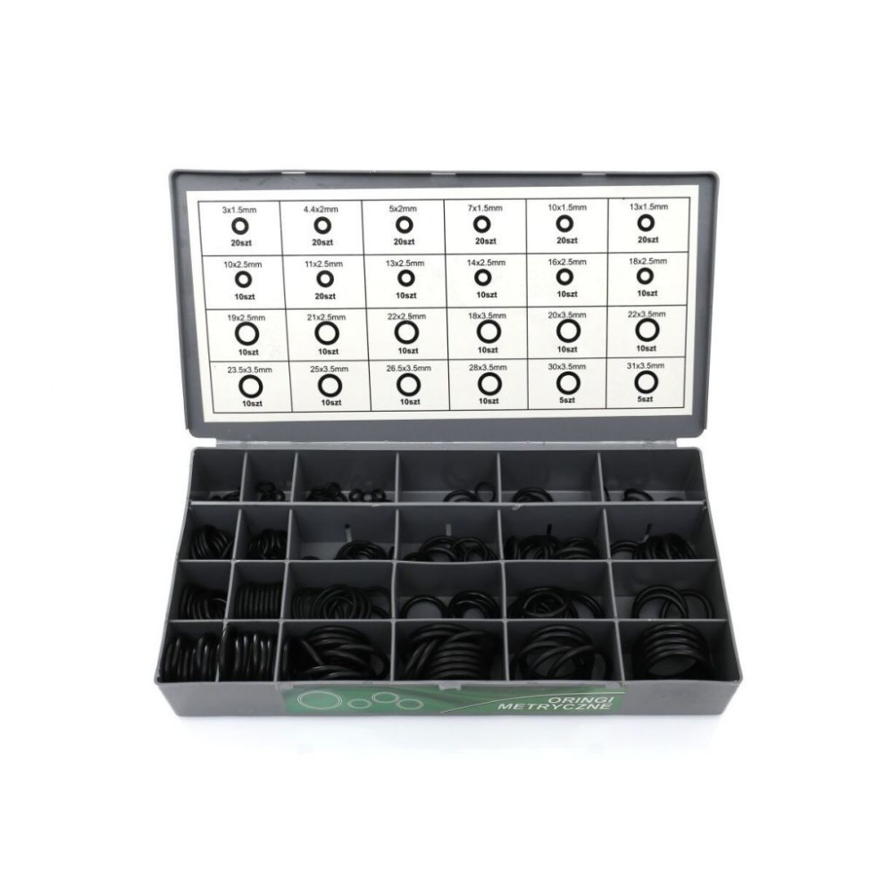 Набір метричних ущільнюючих кілець, HNBR, резинових прокладок, O-ring TAGRED TA1407