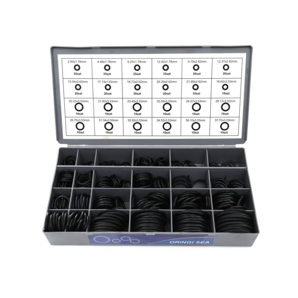 Набір метричних ущільнюючих кілець, HNBR, резинових прокладок, O-ring TAGRED TA1407