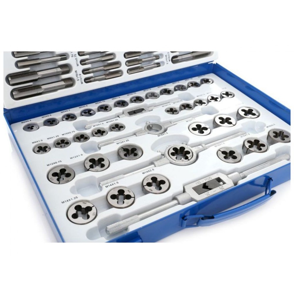 Набір плашок, мітчиків і калібраторів TAGRED TA4016, 110 шт